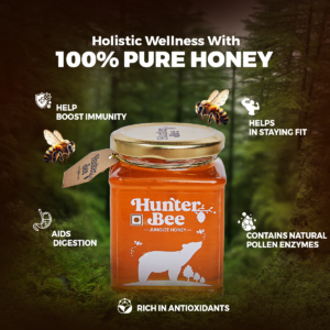 Hunter Bee Pure & Natural Junglee Honey | 340g