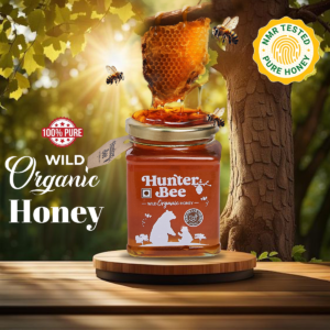 Hunter Bee Wild Organic Honey | 340g | NMR tested